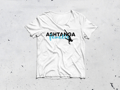 T-shirt Ashtanga yoga design t shirt