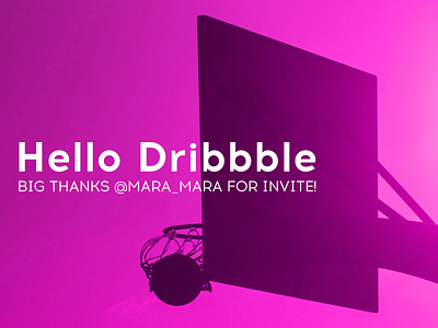 Hello Dribbble hello dribbble