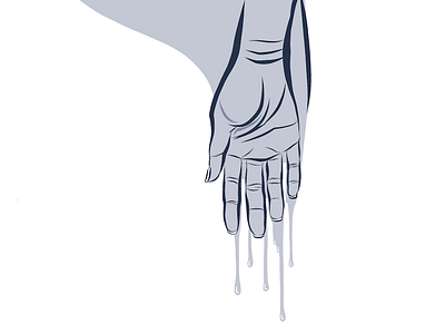 Dripping Hand