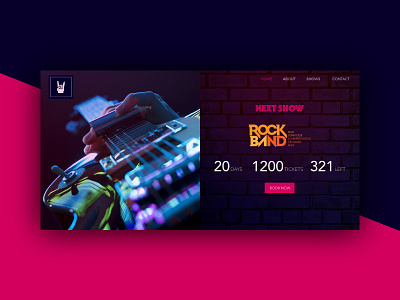 Music Club Landing Page