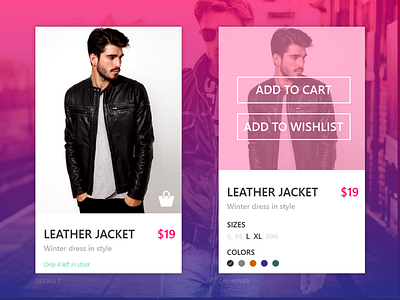 Product Card for Fashion Ecom