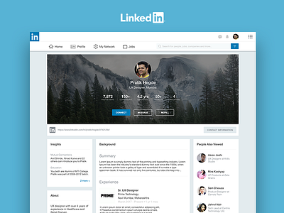 Redesign | LinkedIn People Page