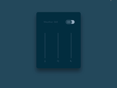 Weather 360 gadget concept animation app design graphic minimal modern ui user interface ux web