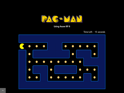 Classic Pacman - Demo in description axure game pacman prototype