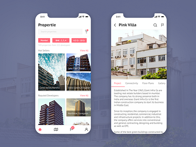 Property Listing App concept