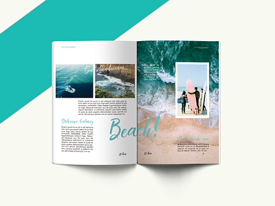 Travel Mag beach design editorial design mag magazine travel