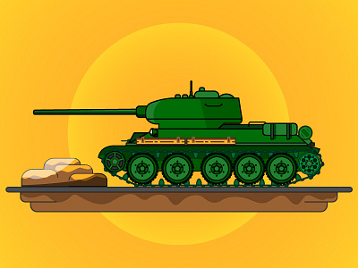 Tank T-34 illustration second world war t 34 tank world of tanks