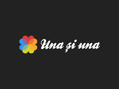 Unasiuna logo flower heart logo women community
