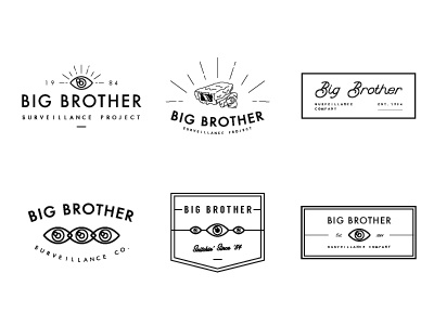 Big Brother Surveillance Co. branding design eye graphic design icon illustration logo surveillance
