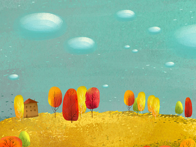 Poster constructor - Autumn landscape