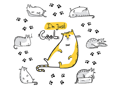 Cool Cat cat cool patterns prints