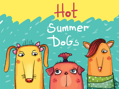 Hot Summer Dogs dogs hot summer