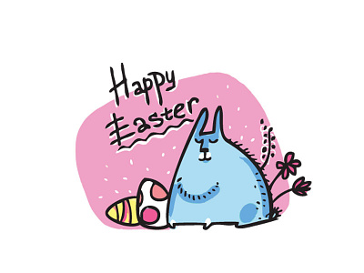 Easter is coming... easter rabbits stickers
