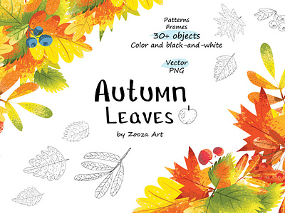 Autumn leaves - design collection