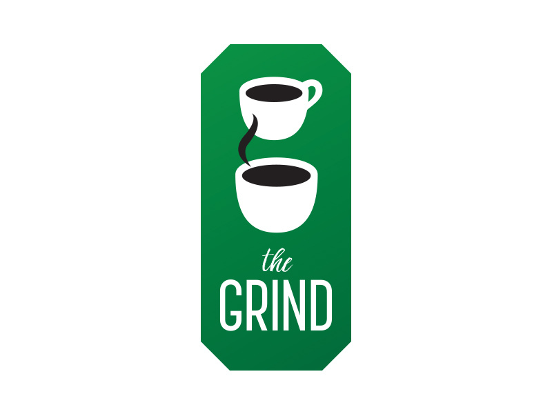 30 Logos: The Grind the grind brand identity branding coffee thirtylogos logo logodesign