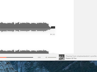 SoundCloud for Mac - Player