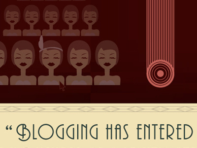 History Of Blogging Infographic