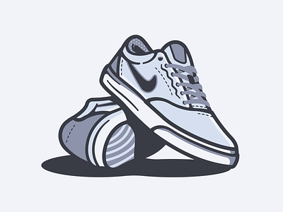 Nike SB Charge illustration nike shoe skate