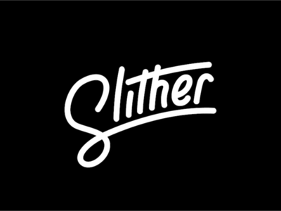 Slither bike lettering logo script skate slither sport surf