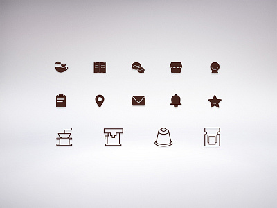 Coffee icons~