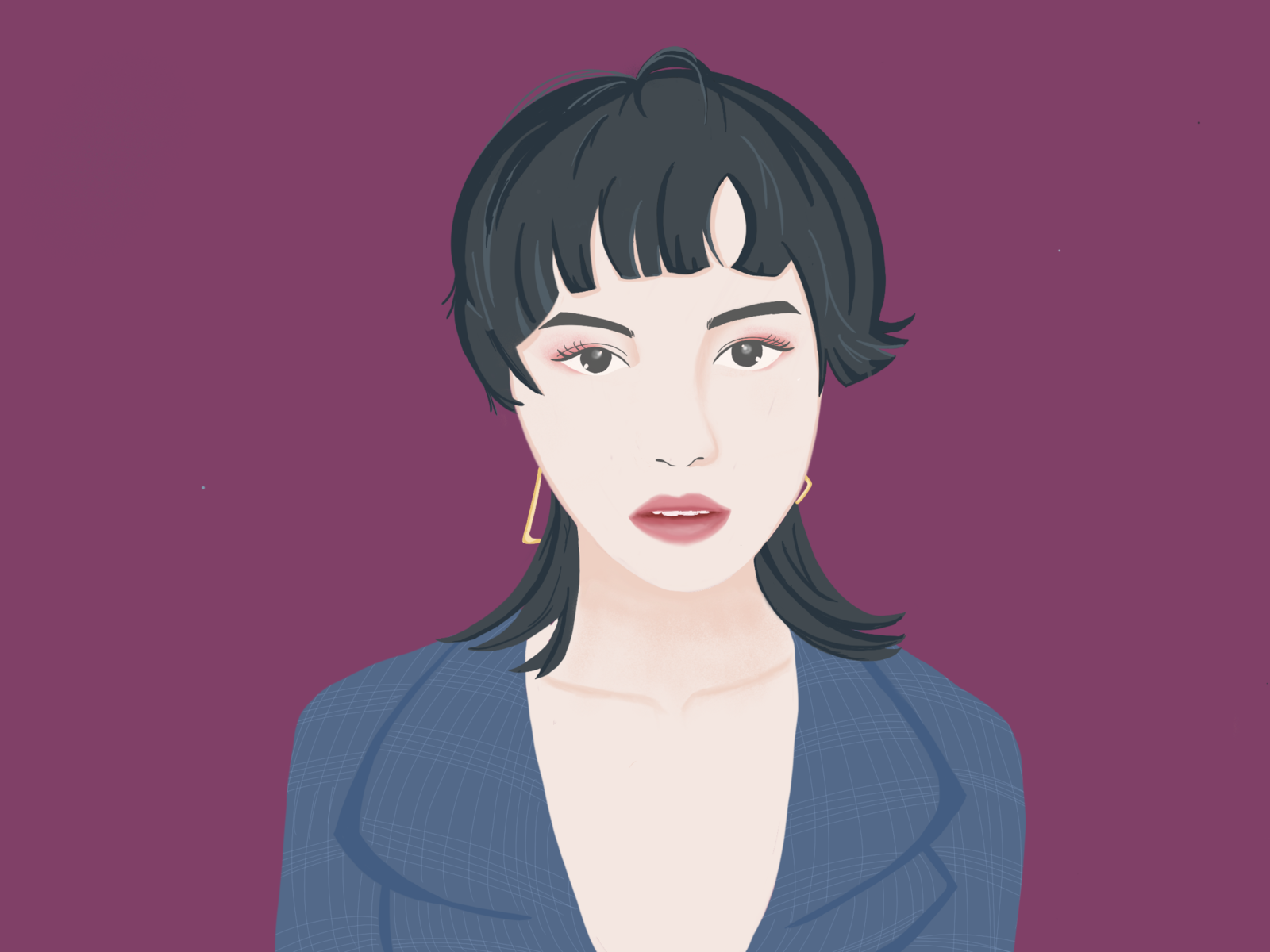 An attempt on personage Illustration by Jessie Z on Dribbble