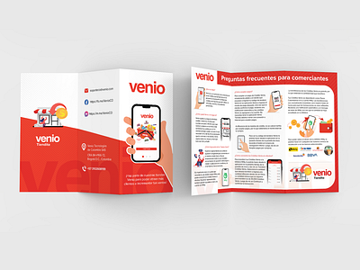 Venio App - Trifold Brochure Design