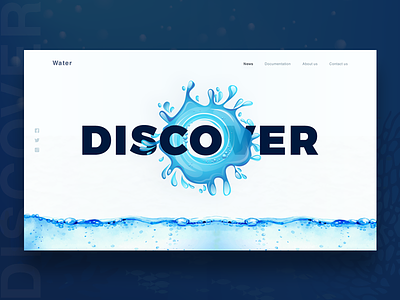 Water website Concept