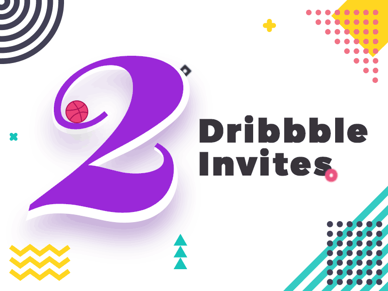 Dribbble Invites animation design dribbble dribbble invite gif graphic invite ui ux
