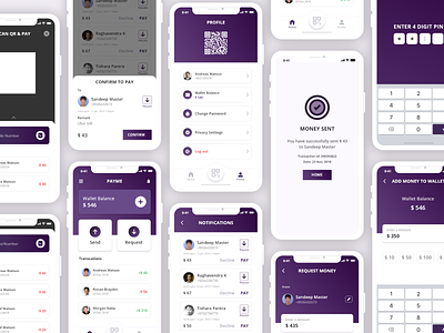 Payme Wallet App concept icon ios iphone iphone 10 mobile app mobile app design vector xd