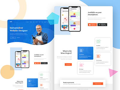 Landing Page Design brandid email template landing page uidesign website design website redesign