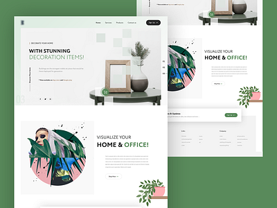 Landing Page Design app design banner design branding decoration homepage design landing page logo typography ui ux vector web