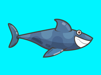 Happy Shark character game happy shark