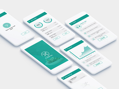 DietBite interaction design mobile application