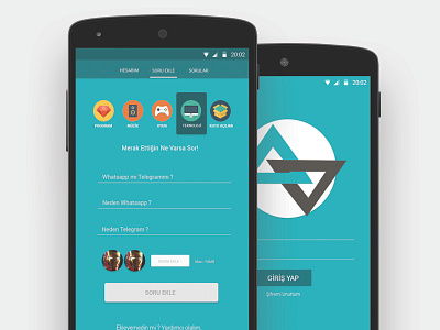 O mu Bu mu App android design google material material design