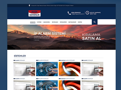 AHM Security design modern template theme web web design