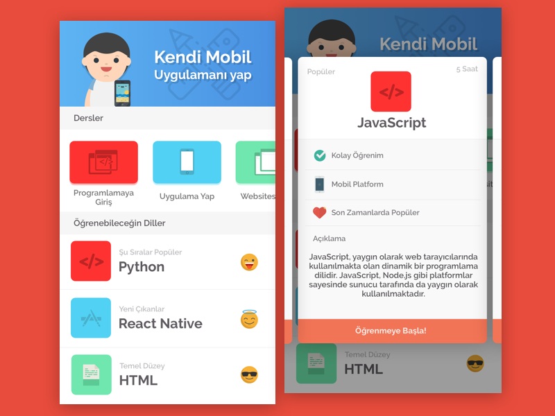 Scode Select Language and Language Info ios popup info design page scode