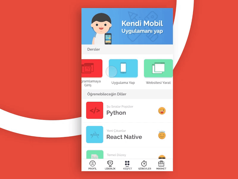 Select Language and Info Animaton design scode gif animation