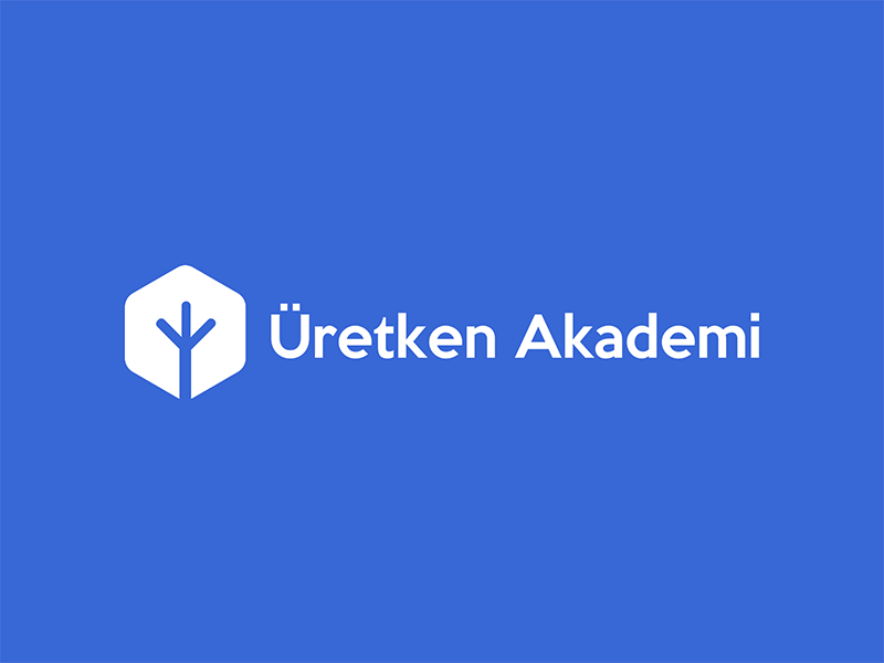 Üretken Akademi Logo education logo portal