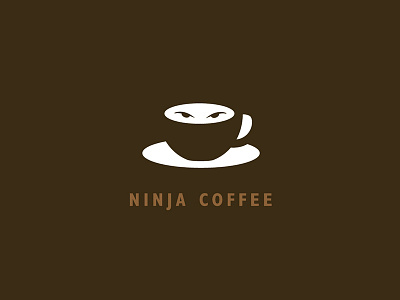 Ninja Coffee logo concept brand brand identity branding café coffee logo design ninja