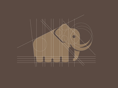 Woolly Mammoth logo design