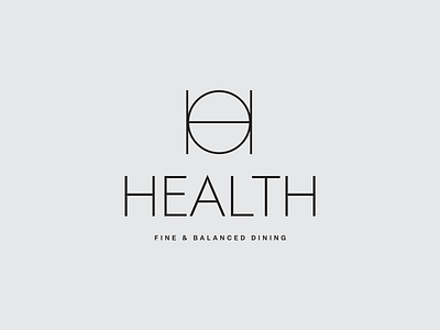 Health 2 concept logo logo concept logotype modern old restaurant simple symbol type typography