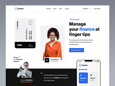 Finance Website Design