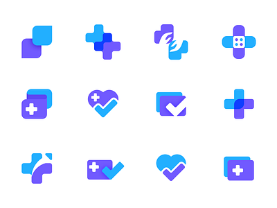 Health Startup Logo / Icon Explorations