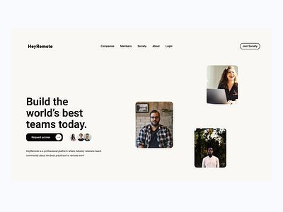 HeyRemote Landing Page
