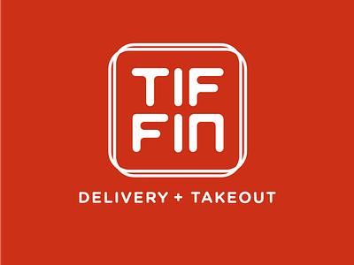 TIFFIN Logo food food delivery logo service tiffin