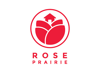 Rose Prairie circle house prairie real estate red rose
