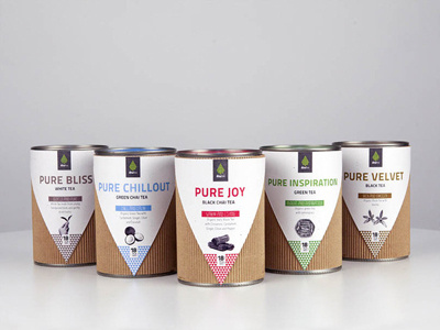 Dina Tea packaging organic packaging stylish