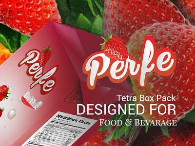 Strawberry Juice tetra pack advertisment bottle label branding colorful design label design logo design package package design product package
