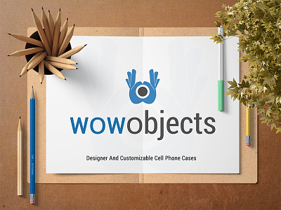 Branding for online shopping site wowobjects brand branding design graphic logo printing visiting card