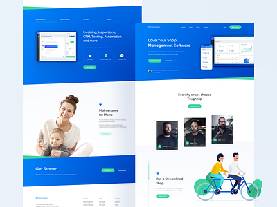 Shop Management App 🛒 - Landing Page